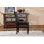 Chaise Parson rembourrée en similicuir de style urbain, noir, ensemble de 2-511832464