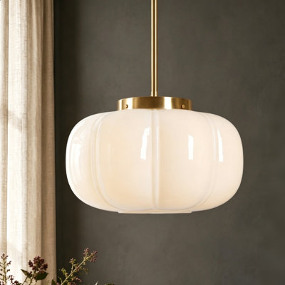 1-light Drum Pendant Light