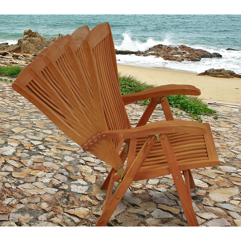 Mahmut 6 - Person Wood Patio Dining Set with Oval Table