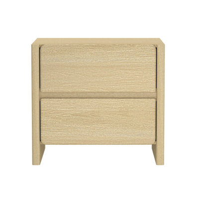 Table de chevet 24 po Linda en chêne naturel (seulement)