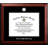 Satin Brown Wood Embossed Picture Frame with Mat