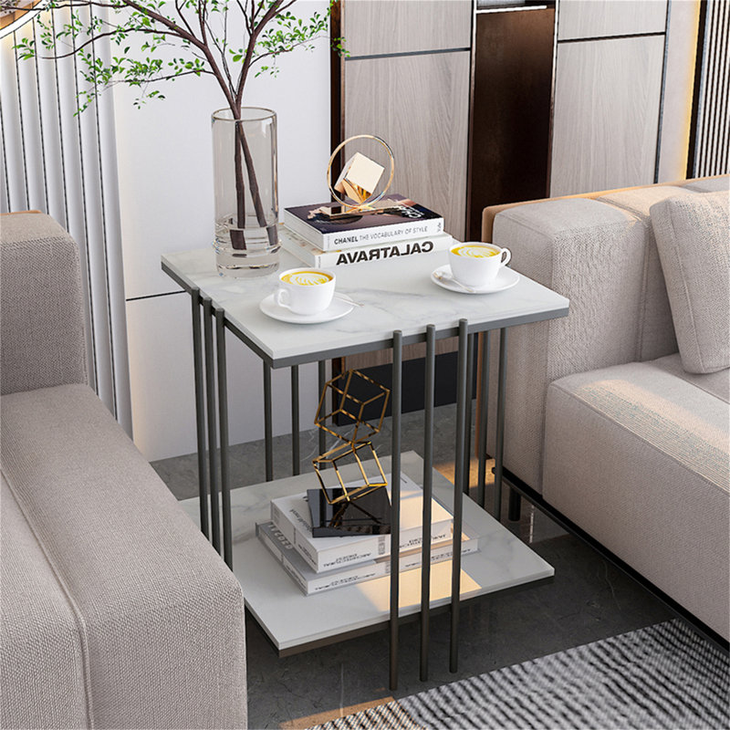 Almand Frame End Table, Black