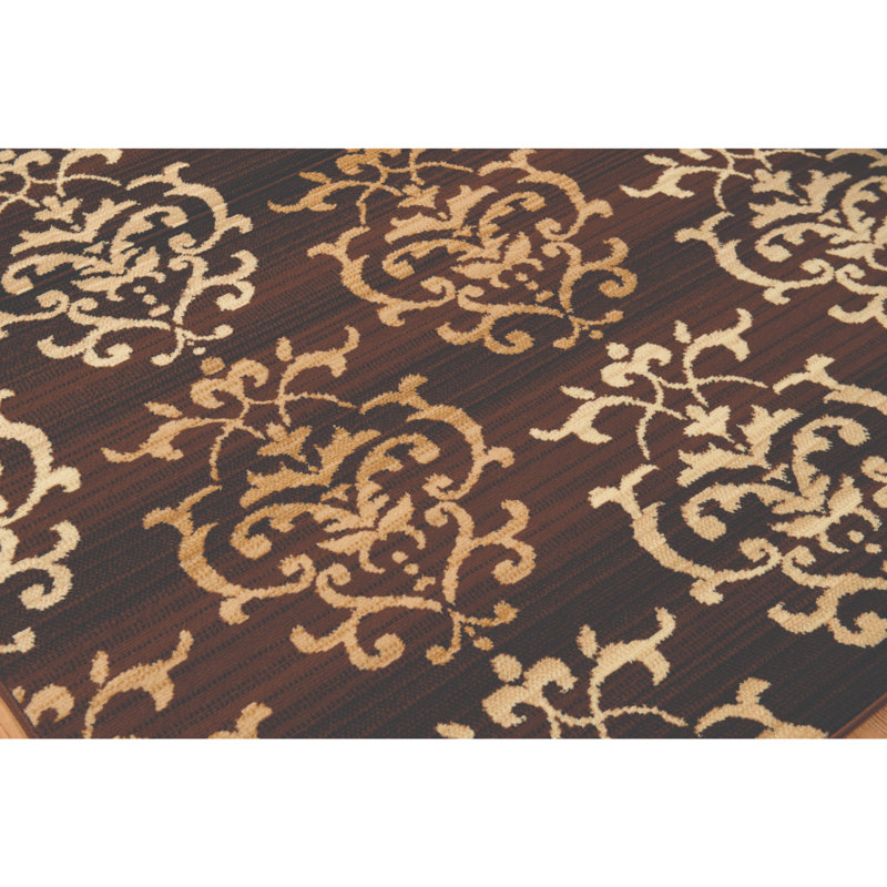 Rosanna Damask Indoor Rug, 2'3" x 7'2"