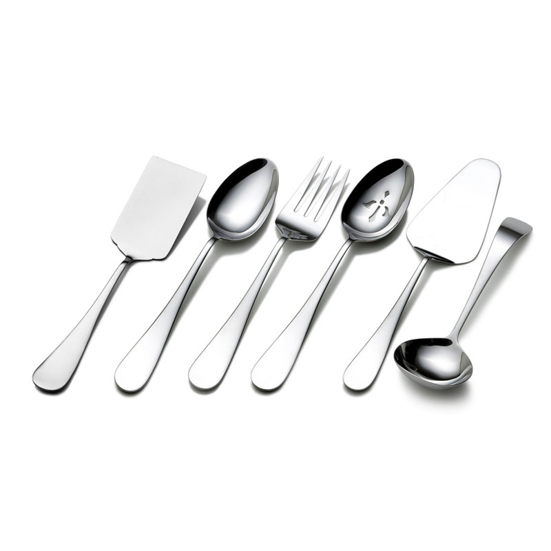Ensemble d'hôtesse de base 6 pièces en acier inoxydable Towle Living