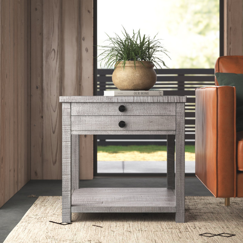Table de bout Cofer, Gris