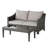 ANTIBES LOVESEAT & TABLE