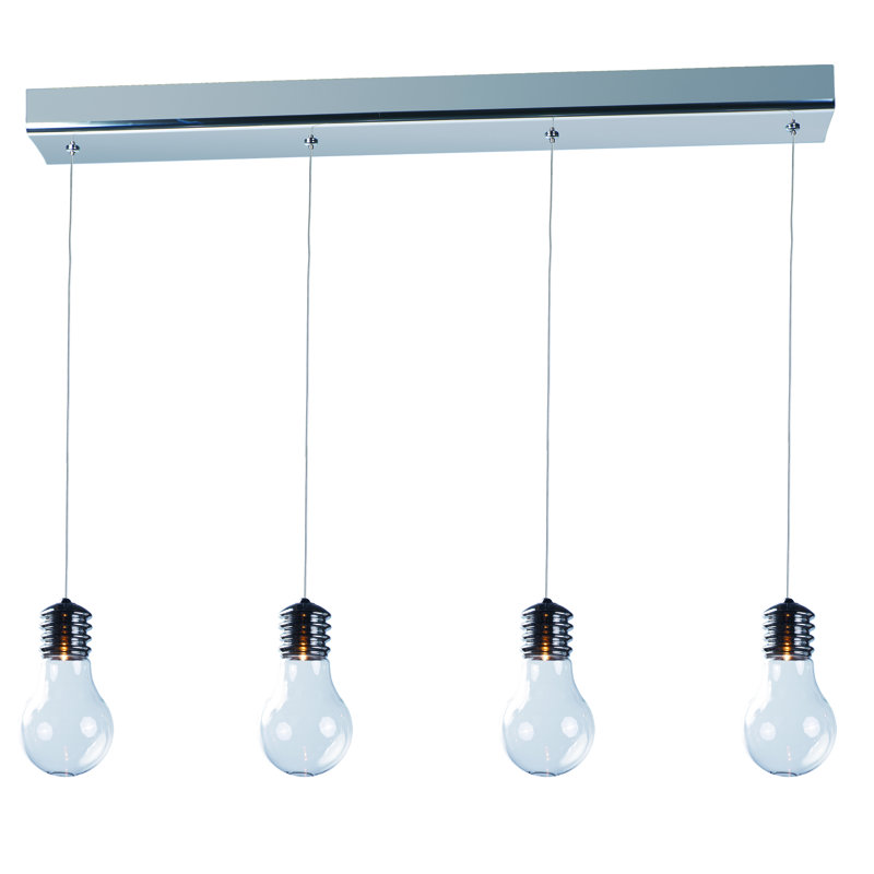 Kifer 4 - Light Polished Chrome Kitchen Island Pendant