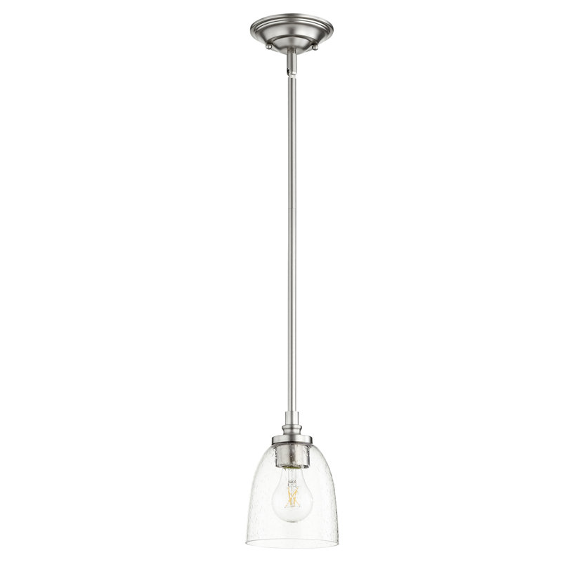 Anastas 1 - Light Single Pendant, Satin Nickel