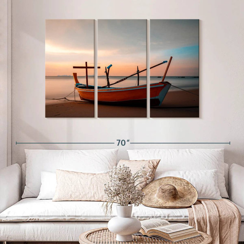 Gillard Boat In Koh Phi Phi, 32" H x 50" W