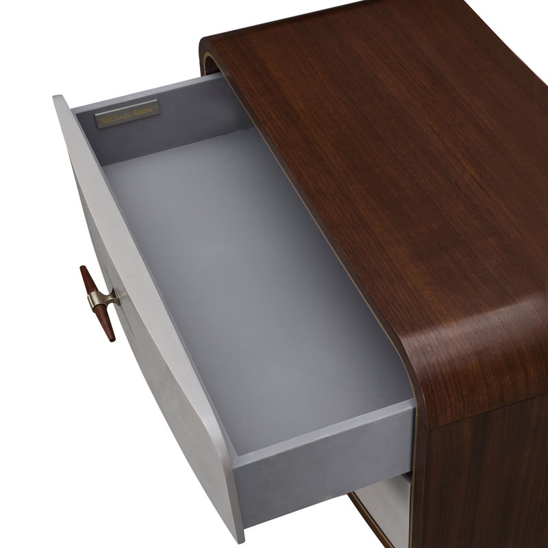 Houston Large Nightstand - Walnut