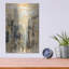 «Manhattan Manhattan and Gold I» par Silvia Vassileva, art mural en métal-2134365670