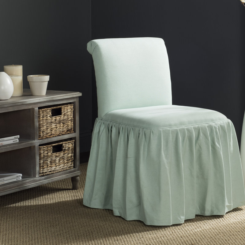 Vanity 18.9'' H Upholstered Side Chair, Robins Egg Blue