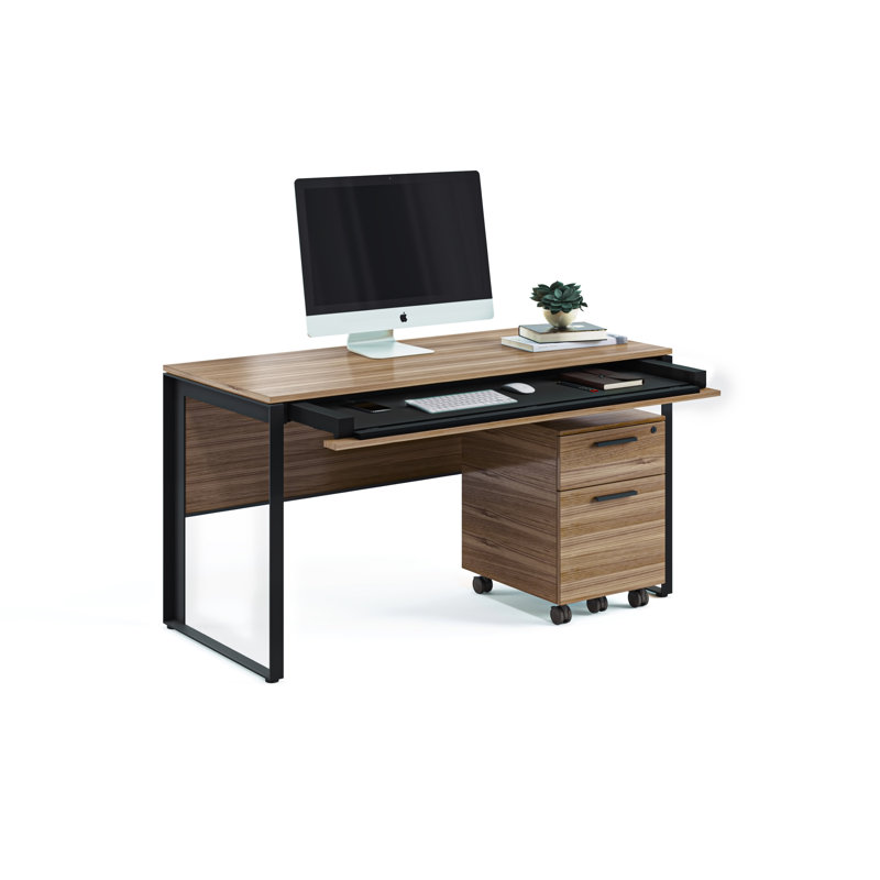 Linea™ Writing Desk, Natural Walnut