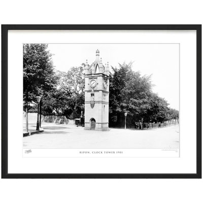 Ripon, Clock Tower 1901 by Francis Frith - Single Picture Frame Print