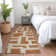 Premium Machine Washable Prisco Terracotta Rug