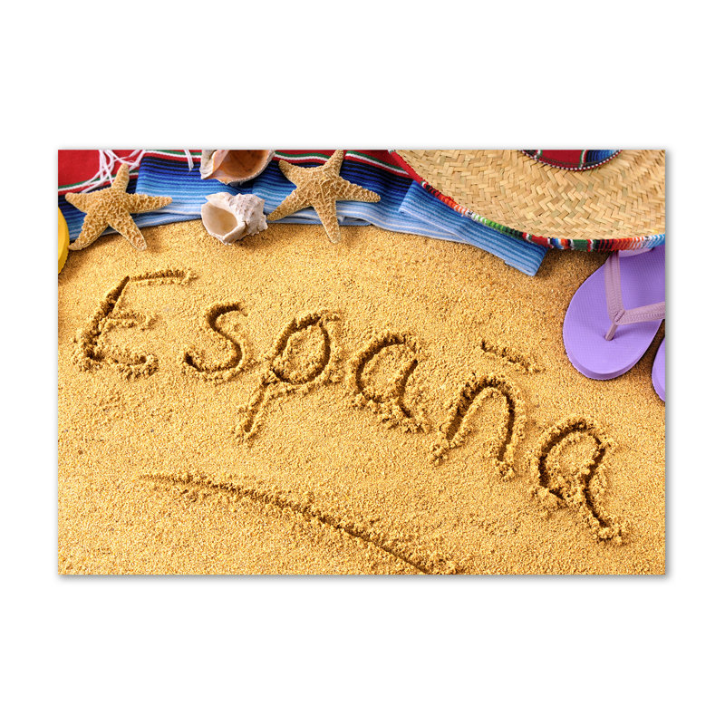 Spain Lettering - Wrapped Canvas Print