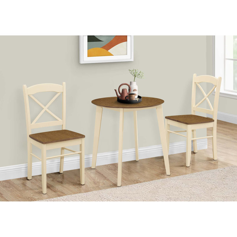 Tables de salle à manger, Crème, crème, Brun