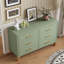 Commode double 6 tiroirs en bois robuste-1367961087