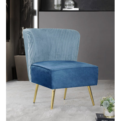 Maleka 25.6'' Wide Tufted Velvet Side Chair