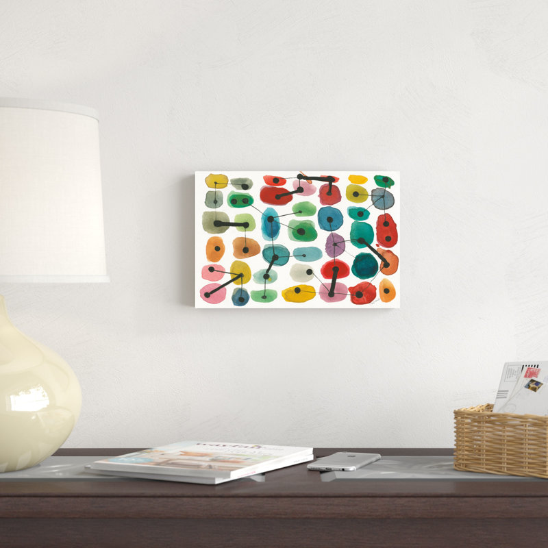 Mid Century II 1 Piece Wrapped Canvas Painting, 20cm H x 30cm W