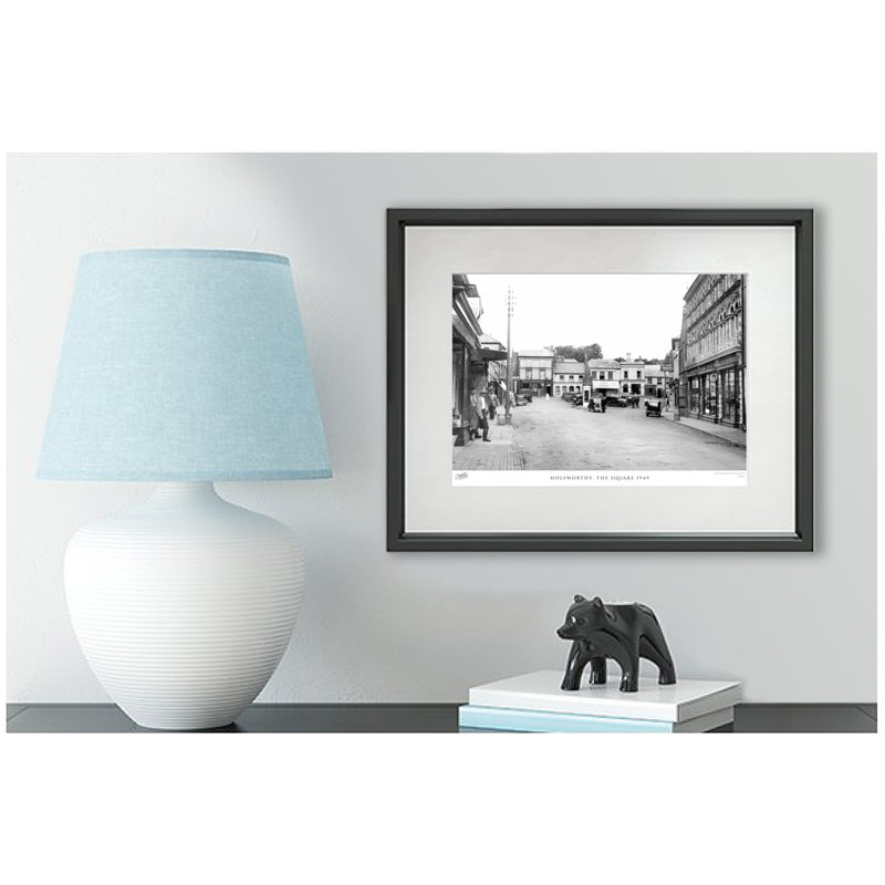 Holsworthy, The Square 1949 - Single Picture Frame Print, 45cm H x 60cm W x 2.3cm D