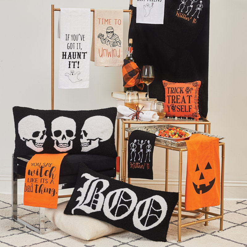 Serviette de cuisine Killin 'It Skeleton