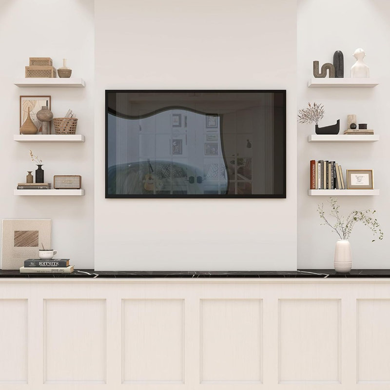 Floating Shelves For Wall,Bathroom Over Toilet Shelf,White Float...