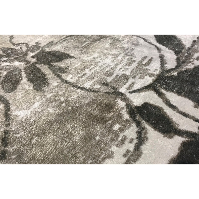 Wool Floral Area Rug