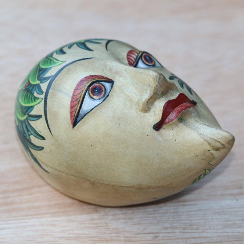 Boîte à bijoux en bois perroquet princess
