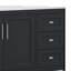 Ensemble de meuble-lavabo simple 36 po avec lavabo, armoire, tablette de rangement ouverte et tiroirs de rangement Caniya-1045739432-1045739430-1030700855