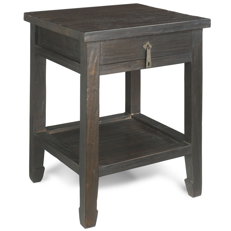 Ines  Solid Wood End Table