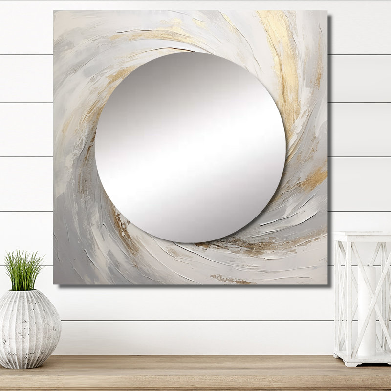 Grand miroir carré Vortex V - Dak, 23 po x 23 po