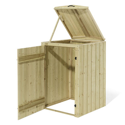 Wooden Single Bin Store