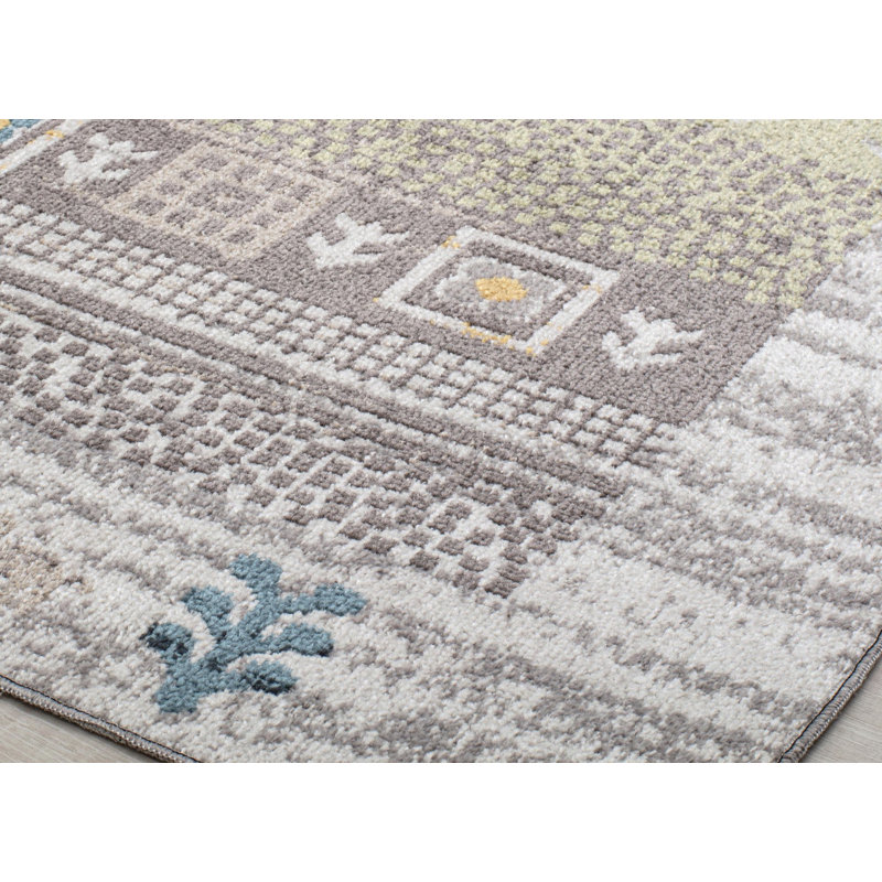 Inderpreet Southwestern Indoor Rug, Rectangle 5'3" x 7'