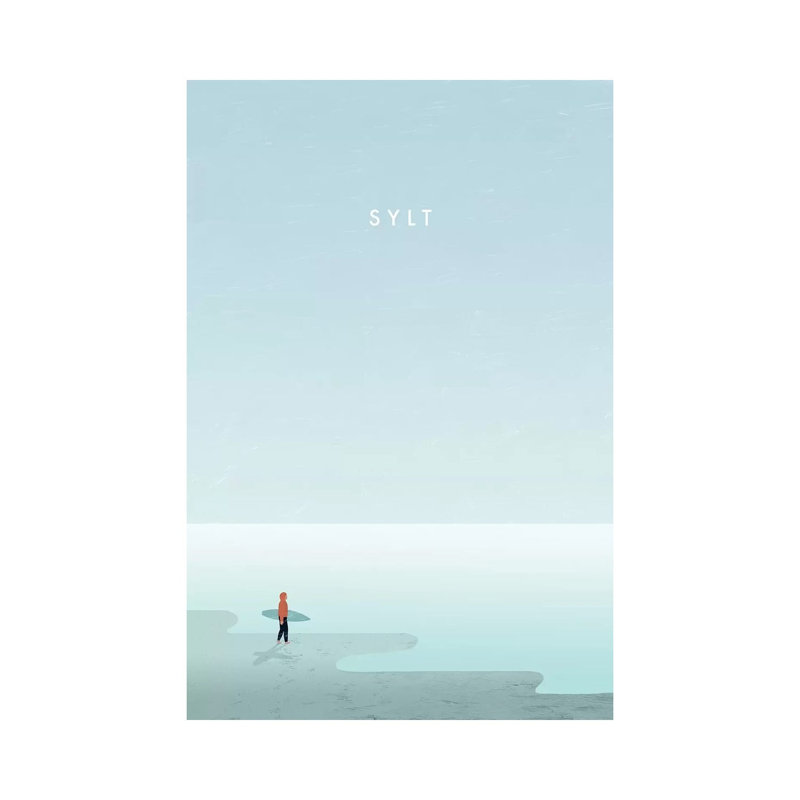 Sylt by Katinka Reinke - Wrapped Canvas Print, 20.32 cm H x 30.48 cm W