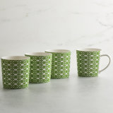 Newport Green Handmade Porcelain Coffee Mug