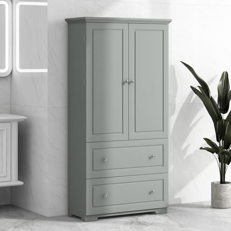 Wide Bathroom Storage Cabinet
