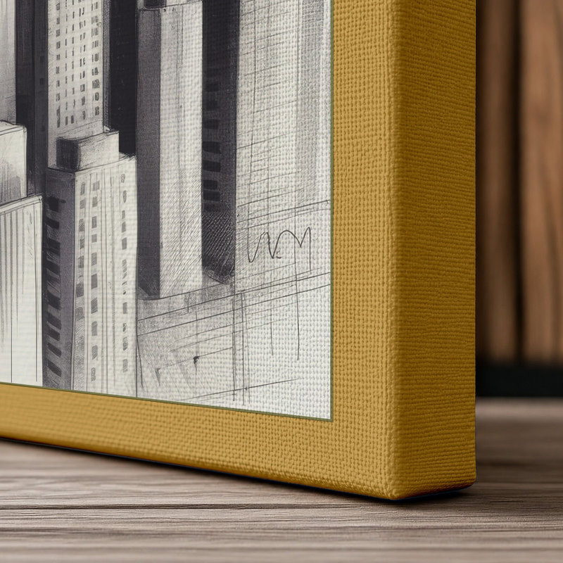 Print, 18x12 - 45.7 x 30.5 cm, Ochre Border