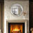 Frosted Round Wall Mirror