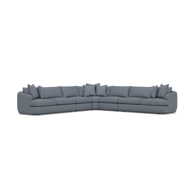 Jules Fabric 5 Pc Sectional, 1697-034