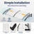 Polycarbonate Transparent Window Door Awning Spliced Canopy-105449826
