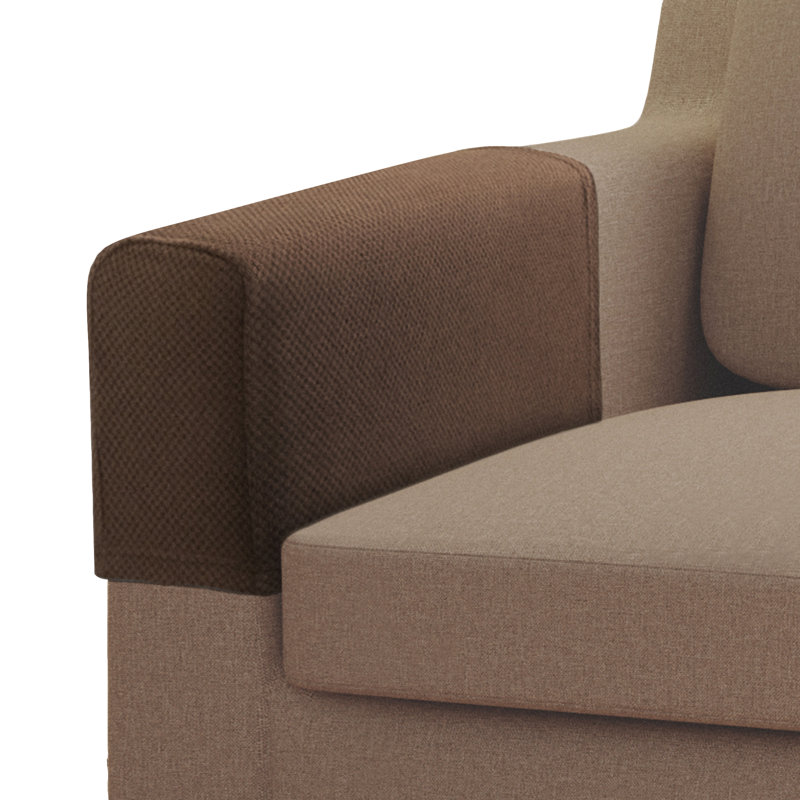 Housses pour accoudoirs extensibles, Chocolat