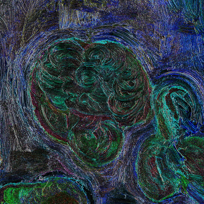 Particles GES Painting by Irina Gorbman, 36" H x 36" W