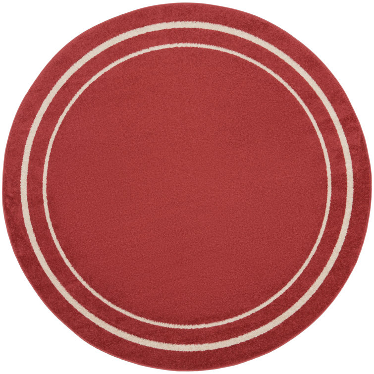 Nourison Essentials Brick Ivory Indoor/Outdoor Area Rug