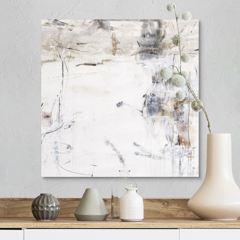 " Way Life Is I ", White Floater Framed, 16" H x 16" W x 1.25" D