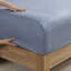 Literie à motif floral bleu grand avec édredon et draps, microfibre brossée douce, convient à un matelas jusqu'à 16 po, drap lavable à la machine, motif aquarelle,