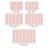 Premium Peel & Stick Wall Mural - Pastel Pink Grid-1233930999