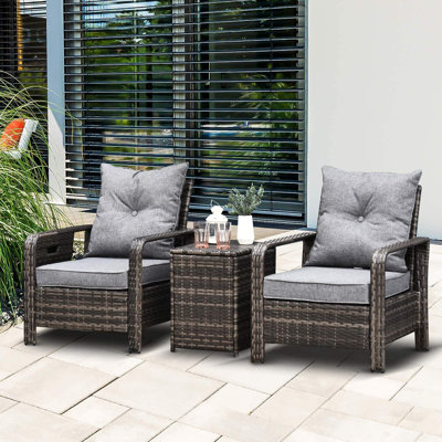 Hulme 2 Seater Rattan Conversation Set