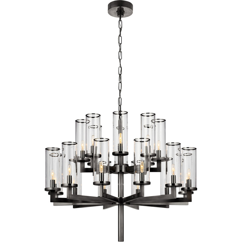 Kelly Wearstler Liaison Double Tier Chandelier, Bronze