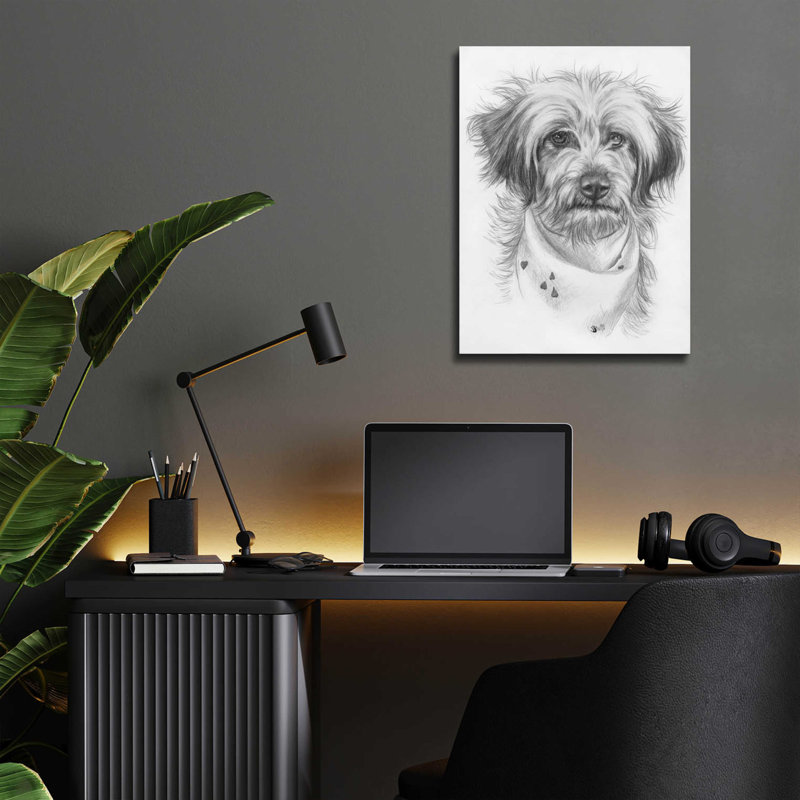 " Pomapoo " by Barbara Keith, 12" W x 16" H